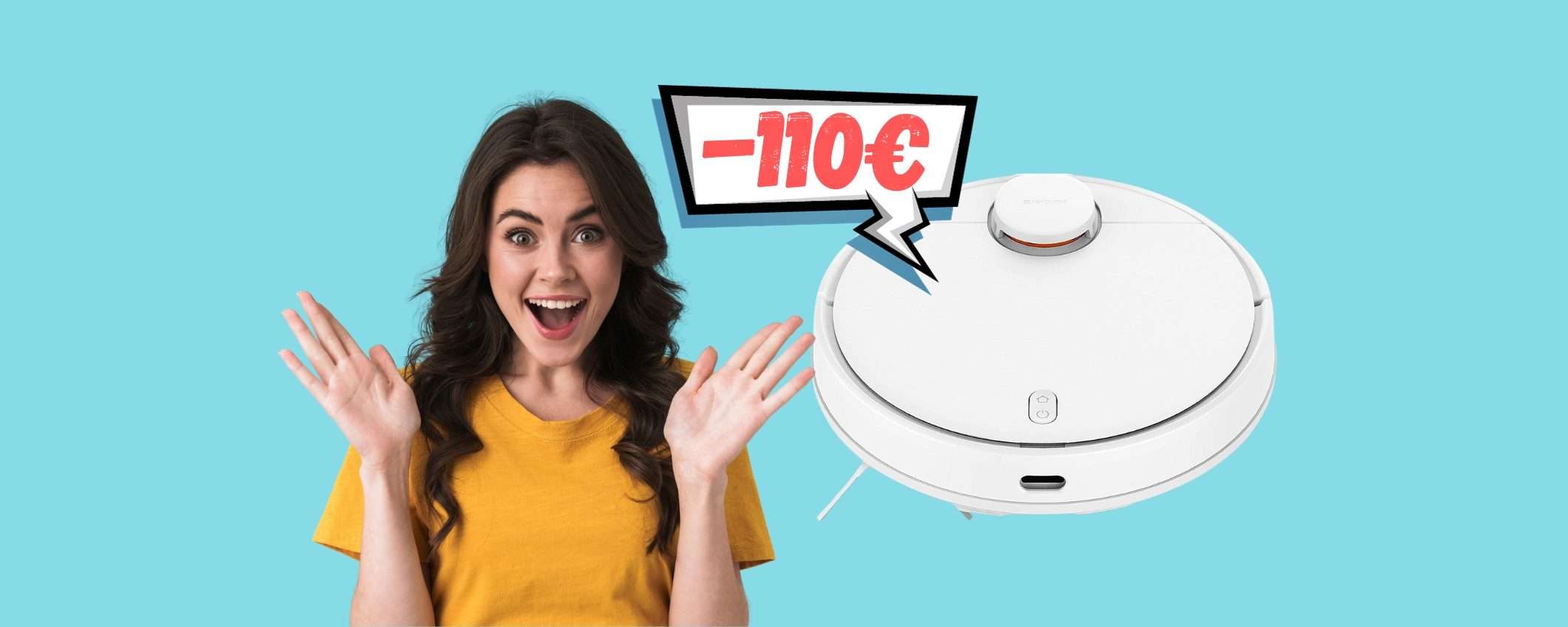 Vacuum S12 by Xiaomi: il robot delle meraviglie a 110€ in MENO Vacuum S12 by Xiaomi: il robot delle meraviglie a 110€ in MENO