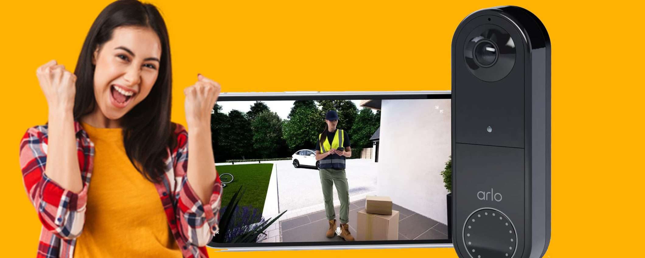 Videocitofono senza fili Arlo in super offerta: sconto SHOCK (-42%) Videocitofono senza fili Arlo in super offerta: sconto SHOCK (-42%)