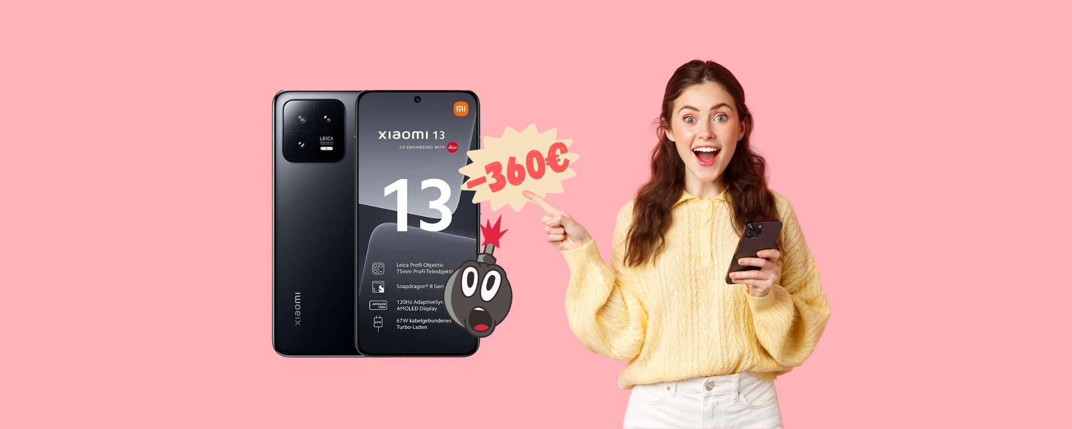 XIAOMI 13 da 256GB è in SCONTO di 360€ su eBay, cosa aspetti? XIAOMI 13 da 256GB è in SCONTO di 360€ su eBay, cosa aspetti?