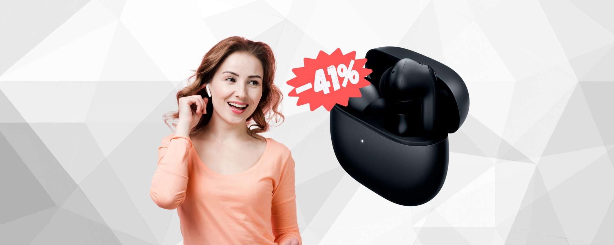 Xiaomi Redmi Buds 4 Pro al prezzo più BASSO di SEMPRE (-41%) Xiaomi Redmi Buds 4 Pro al prezzo più BASSO di SEMPRE (-41%)