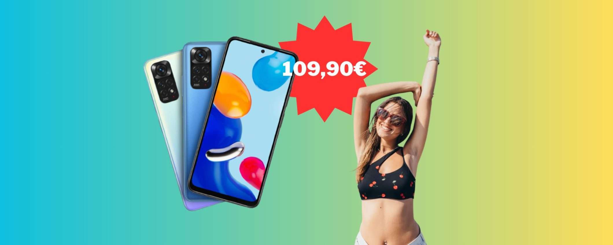 Xiaomi Redmi Note 11 in offerta a 109,90 euro sul Mi Store Xiaomi Redmi Note 11 in offerta a 109,90 euro sul Mi Store