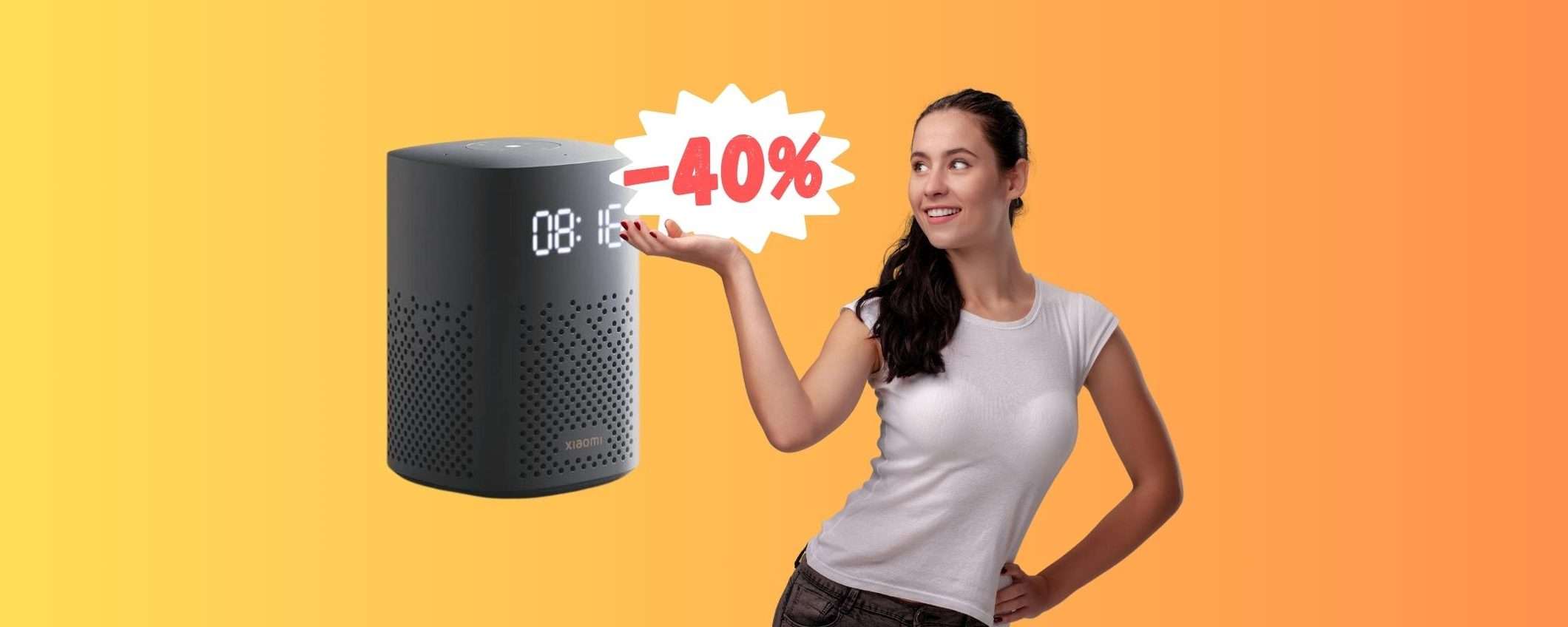 Xiaomi Smart Speaker con Google Assistant e IR integrato al 40% Xiaomi Smart Speaker con Google Assistant e IR integrato al 40%