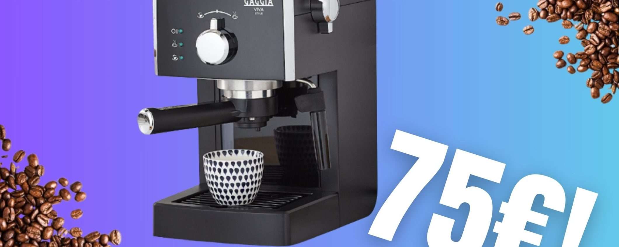 Caffè come al bar: Macchina professionale oggi al 46% di sconto! Caffè come al bar: Macchina professionale oggi al 46% di sconto!