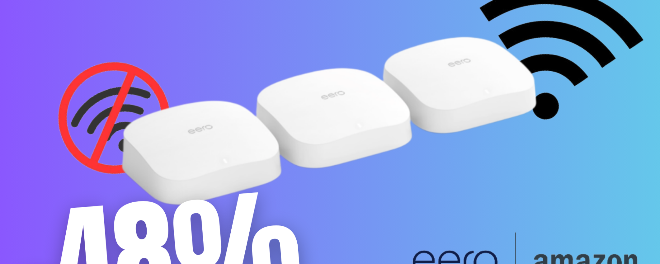 Il WiFi che BUCA i muri è di Amazon: oggi è in SCONTO DEL 48% (copertura fino a 380 m²) Il WiFi che BUCA i muri è di Amazon: oggi è in SCONTO DEL 48% (copertura fino a 380 m²)