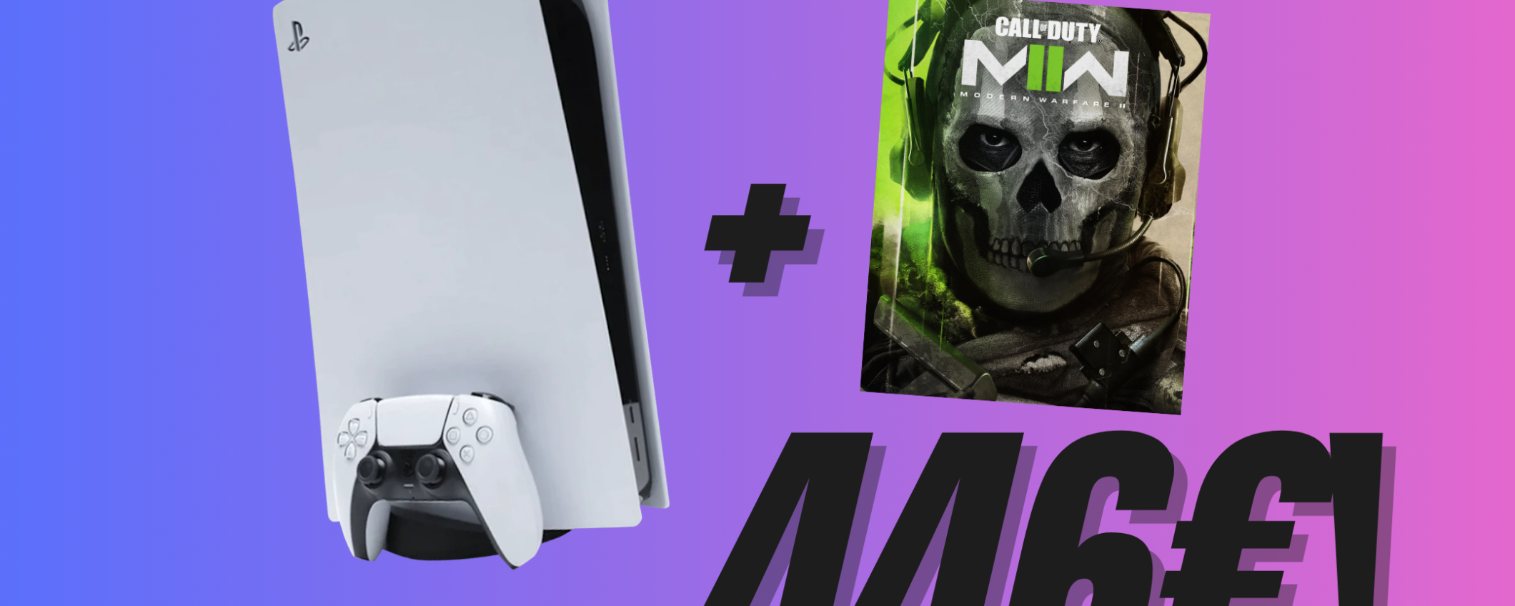 PlayStation 5 a un prezzo FOLLE in bundle con l'ultimo Call of Duty (risparmia 252€!) PlayStation 5 a un prezzo FOLLE in bundle con l'ultimo Call of Duty (risparmia 252€!)