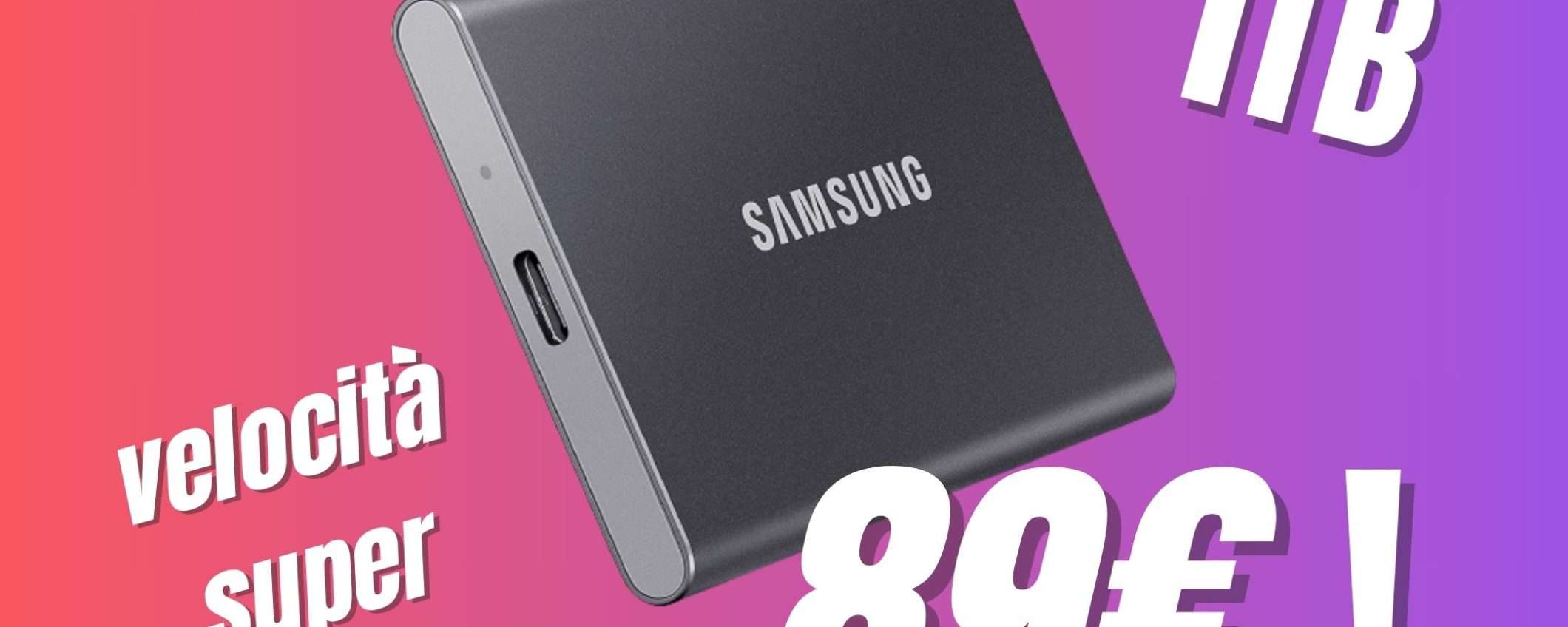 L'SSD di Samsung protagonista di uno sconto imperdibile! (velocità strabilianti e 1TB di spazio) L'SSD di Samsung protagonista di uno sconto imperdibile! (velocità strabilianti e 1TB di spazio)
