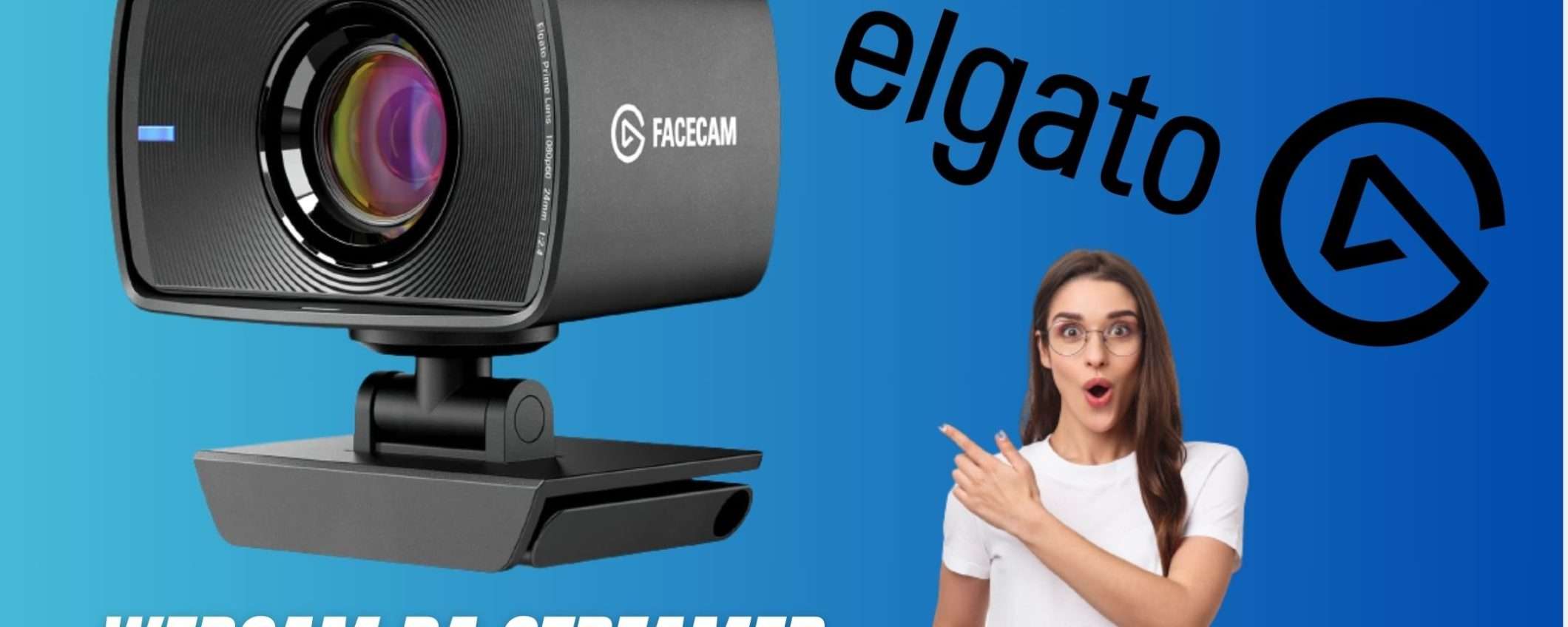 La Webcam definitiva a un PREZZONE: Elgato Facecam La Webcam definitiva a un PREZZONE: Elgato Facecam