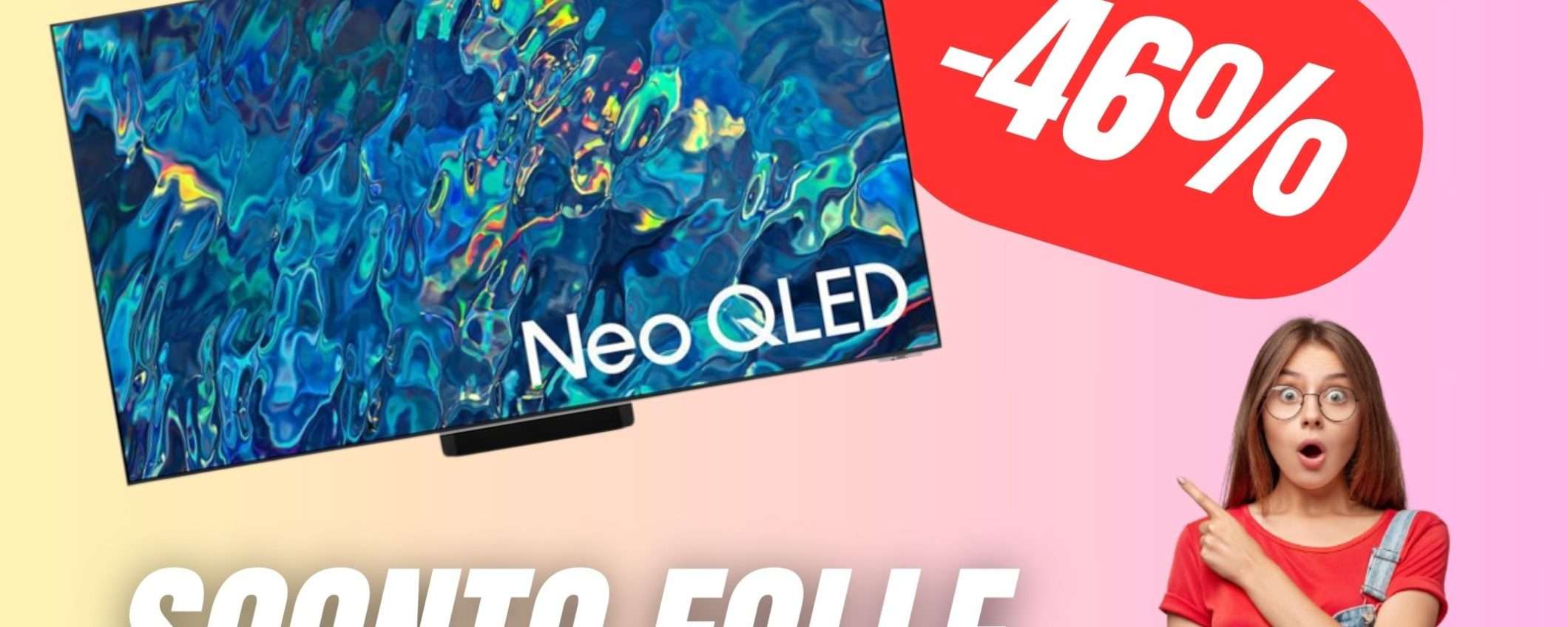 Samsung QLED da 65 Pollici: SCONTO FOLLE del -46% su eBay! Samsung QLED da 65 Pollici: SCONTO FOLLE del -46% su eBay!