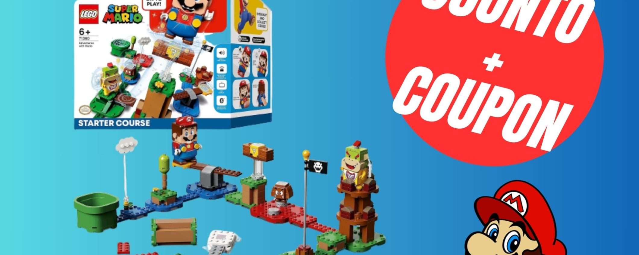 LEGO Super Mario: Sconto + Coupon per il Set Nintendo! LEGO Super Mario: Sconto + Coupon per il Set Nintendo!
