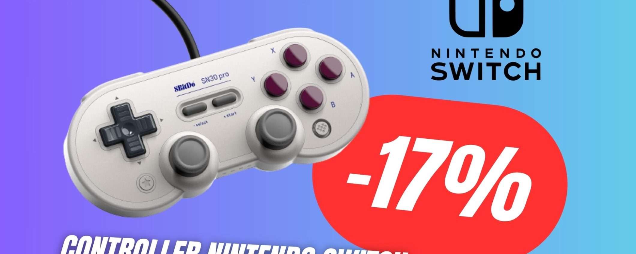 OFFERTA PAZZESCA per il bellissimo Controller Nintendo Switch in stile Vintage! OFFERTA PAZZESCA per il bellissimo Controller Nintendo Switch in stile Vintage!