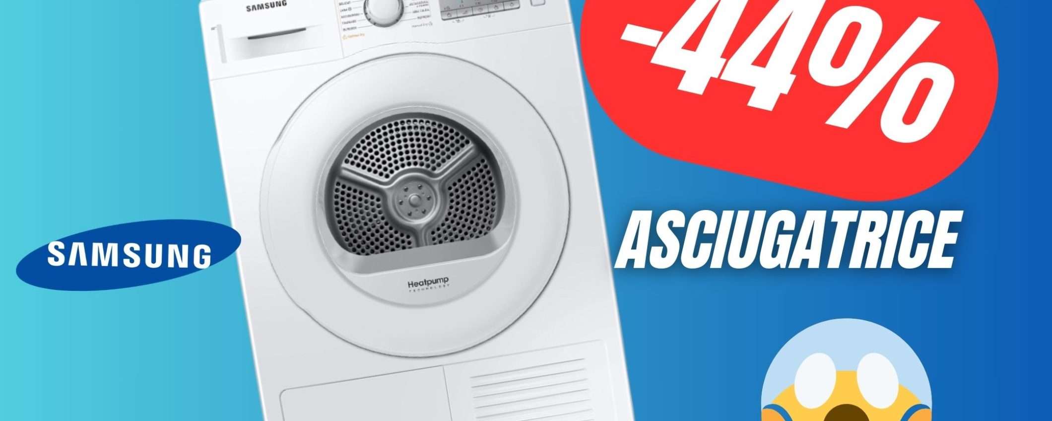 L'Asciugatrice Samsung CROLLA al -46%! Approfitta subito dello sconto Amazon L'Asciugatrice Samsung CROLLA al -46%! Approfitta subito dello sconto Amazon