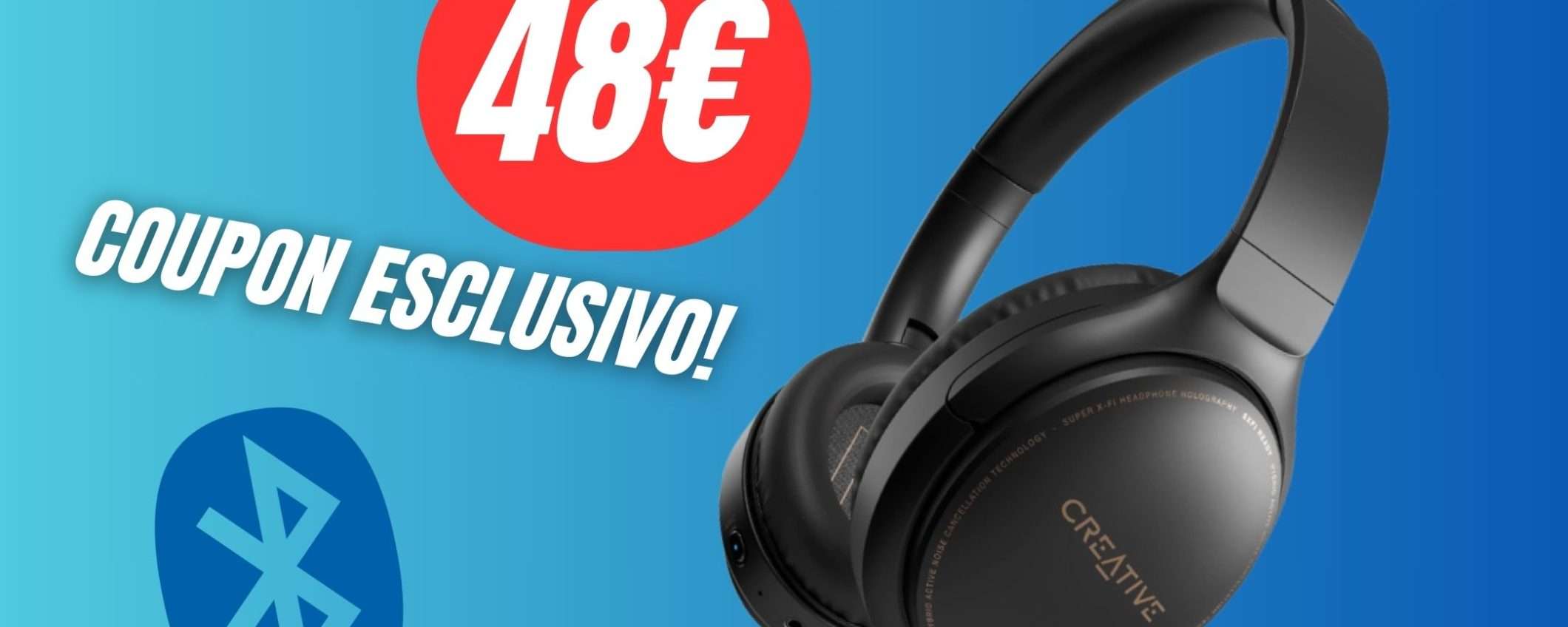 Cuffie Wireless di alta qualità e con Cancellazione del Rumore a meno di 50€? Sì grazie al COUPON ESCLUSIVO Cuffie Wireless di alta qualità e con Cancellazione del Rumore a meno di 50€? Sì grazie al COUPON ESCLUSIVO