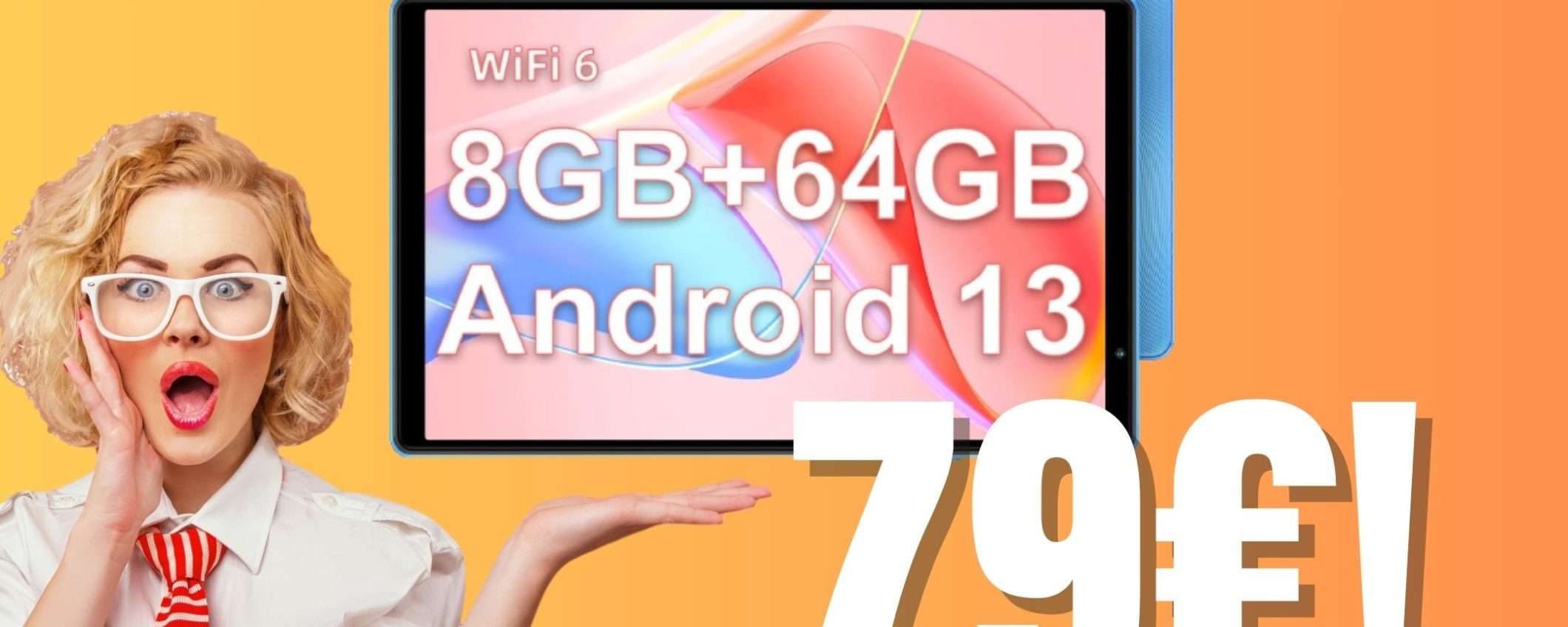Tablet con 8GB di RAM e 64GB di memoria a 79€ grazie a questo COUPON! Tablet con 8GB di RAM e 64GB di memoria a 79€ grazie a questo COUPON!