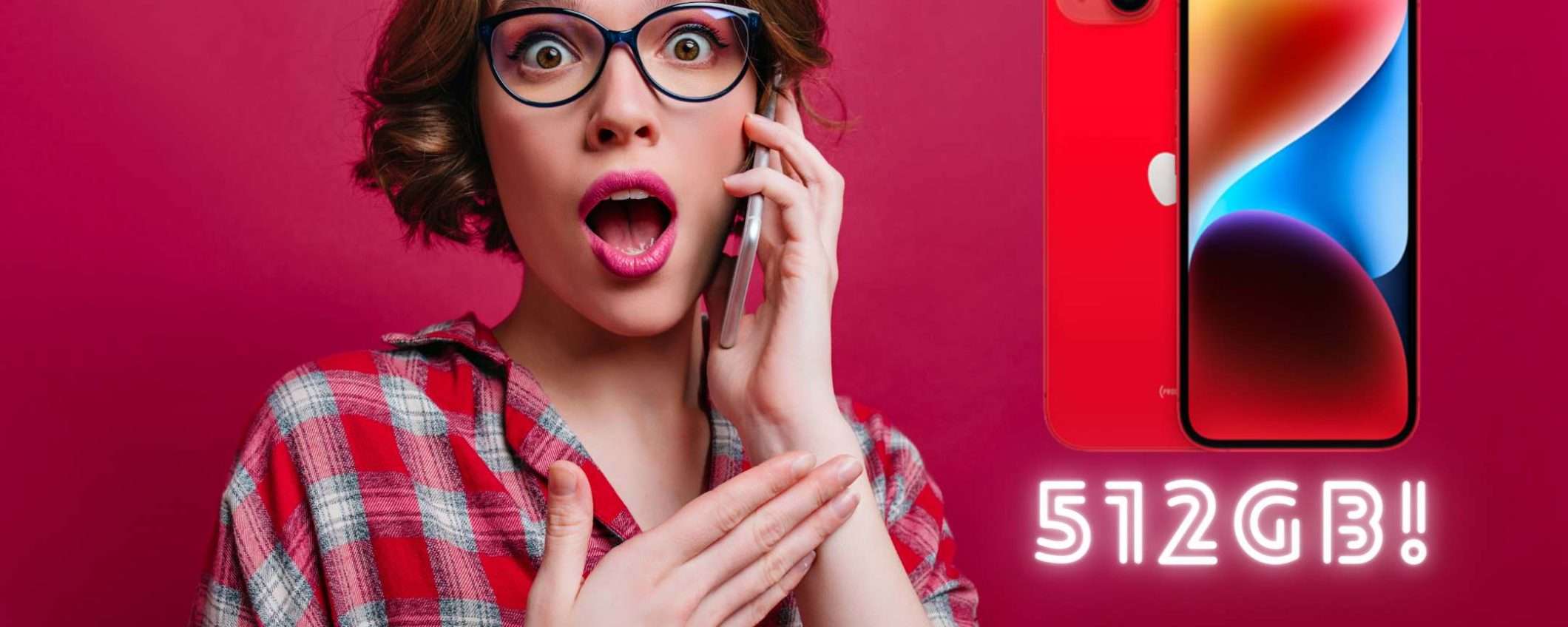iPhone 14 da 512GB: SCONTO PAZZESCO, addio memoria piena! iPhone 14 da 512GB: SCONTO PAZZESCO, addio memoria piena!