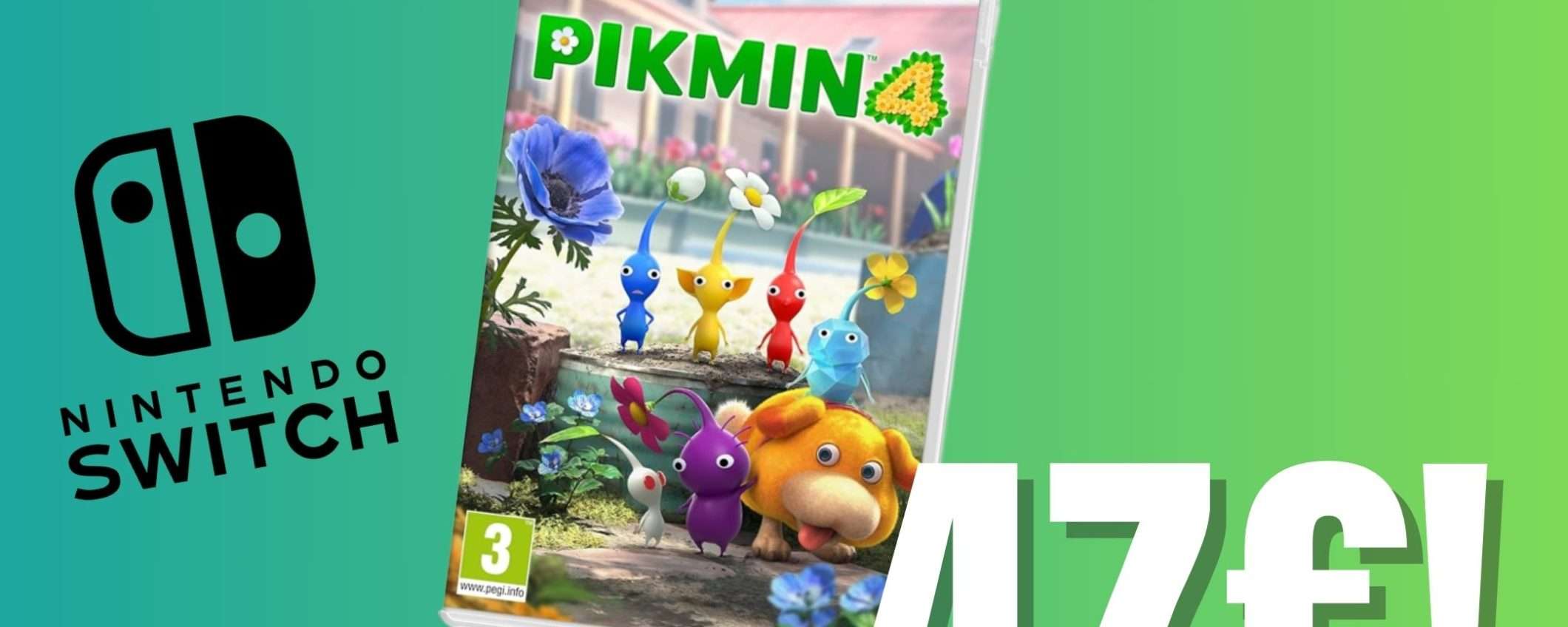 Pikmin 4 per Nintendo Switch crolla di prezzo grazie al Coupon GENIALE Pikmin 4 per Nintendo Switch crolla di prezzo grazie al Coupon GENIALE