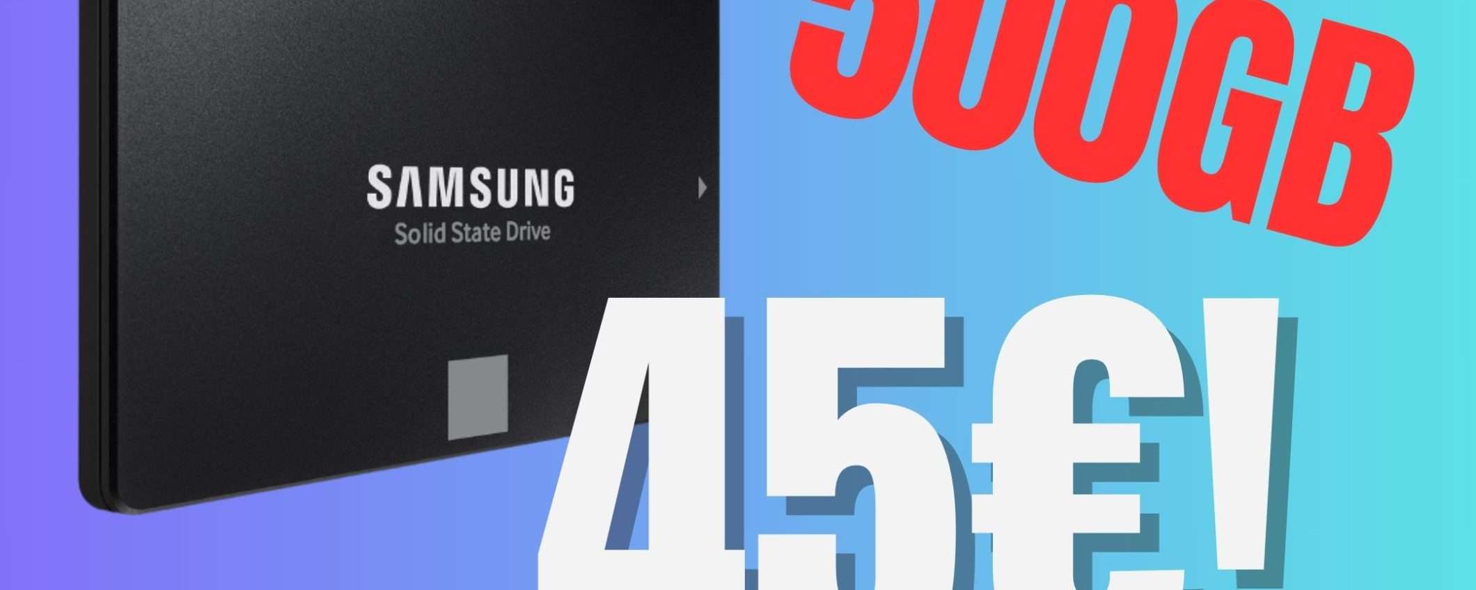 Rinnova il tuo vecchio PC con meno di 50€ grazie all'SSD Samsung!
