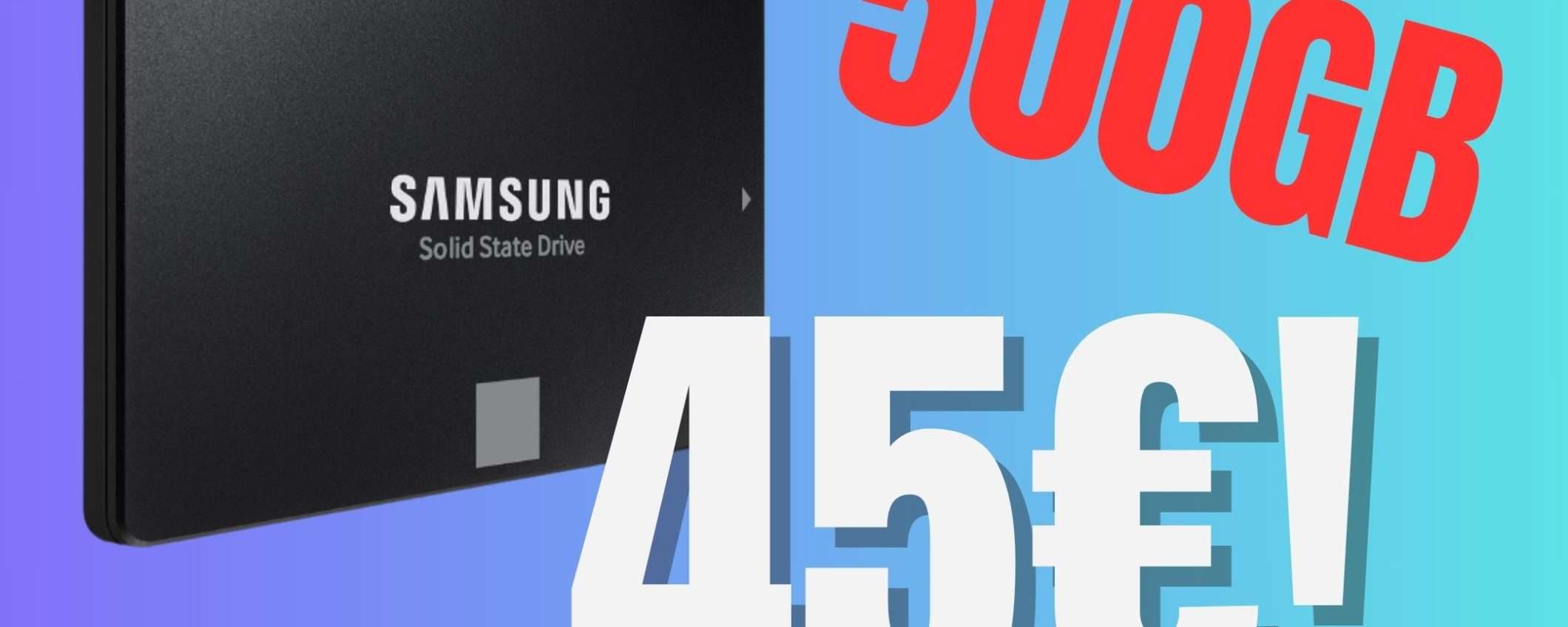 Rinnova il tuo vecchio PC con meno di 50€ grazie all'SSD Samsung! Rinnova il tuo vecchio PC con meno di 50€ grazie all'SSD Samsung!