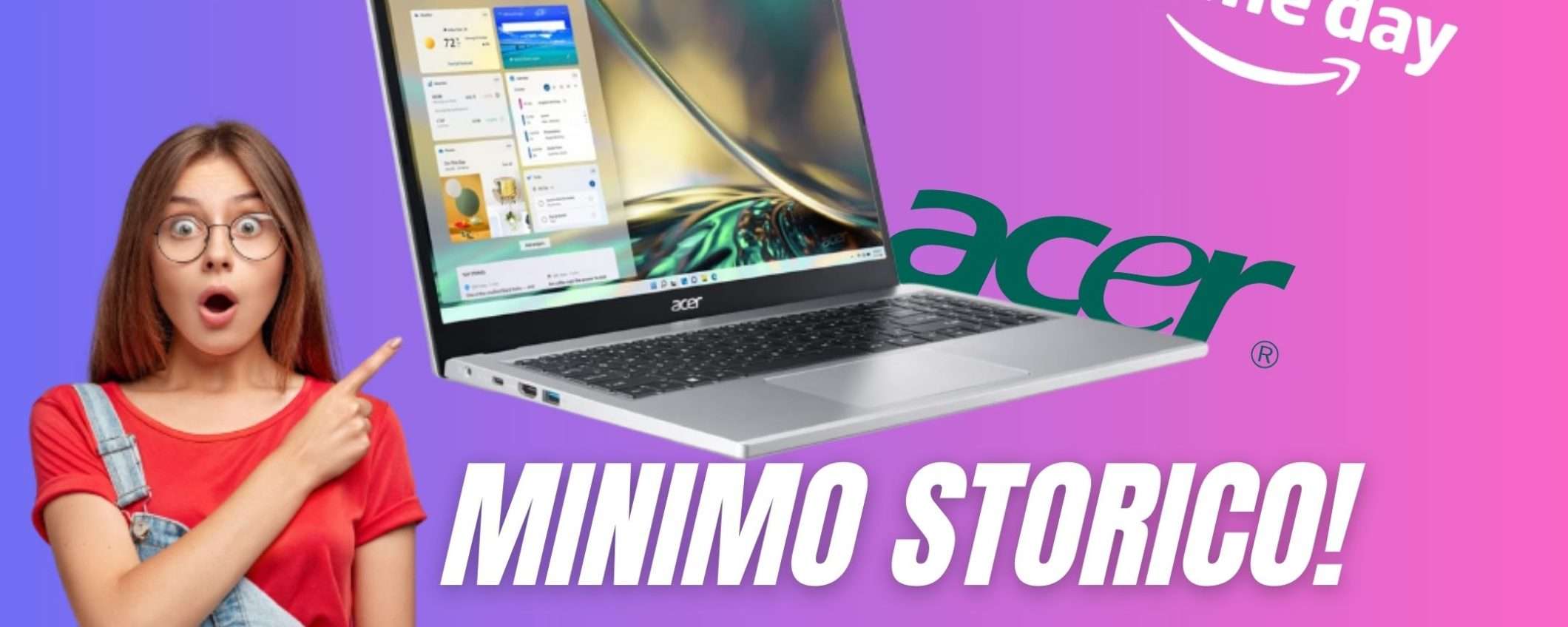 MINIMO STORICO: Portatile Acer con SSD e processore AMD Ryzen 5 a un PREZZO FOLLE MINIMO STORICO: Portatile Acer con SSD e processore AMD Ryzen 5 a un PREZZO FOLLE