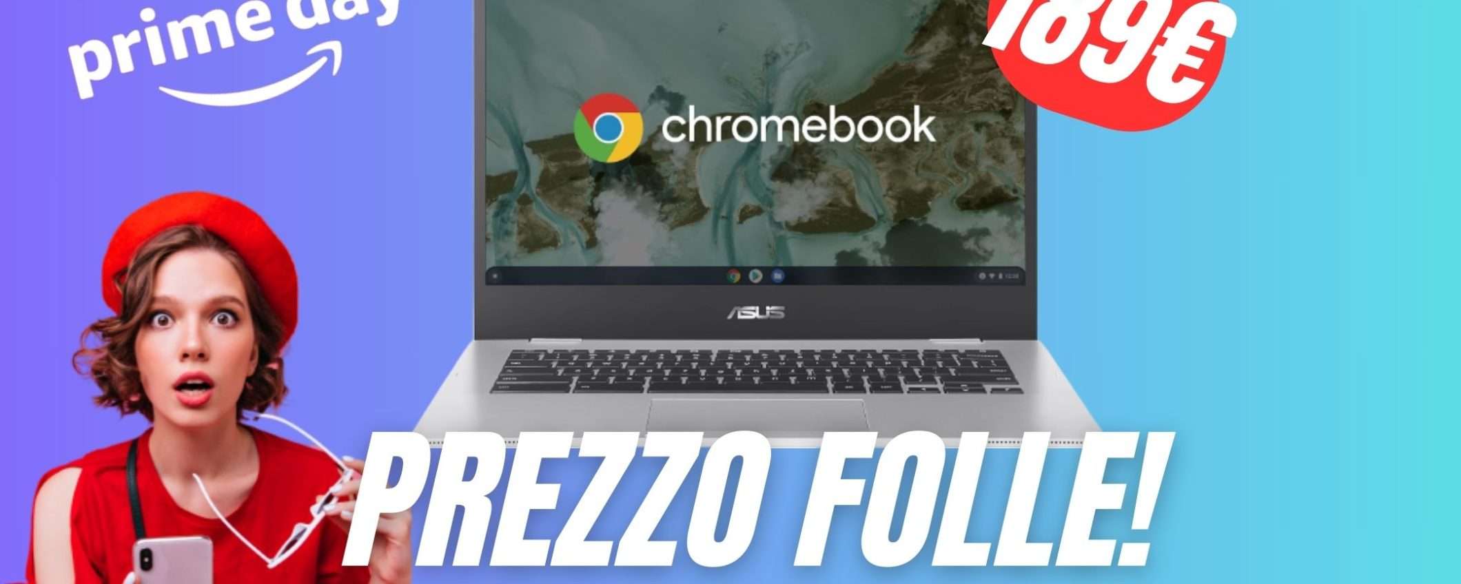 Questo ASUS Chromebook a soli 189€ è il portatile perfetto a questo prezzo! Questo ASUS Chromebook a soli 189€ è il portatile perfetto a questo prezzo!
