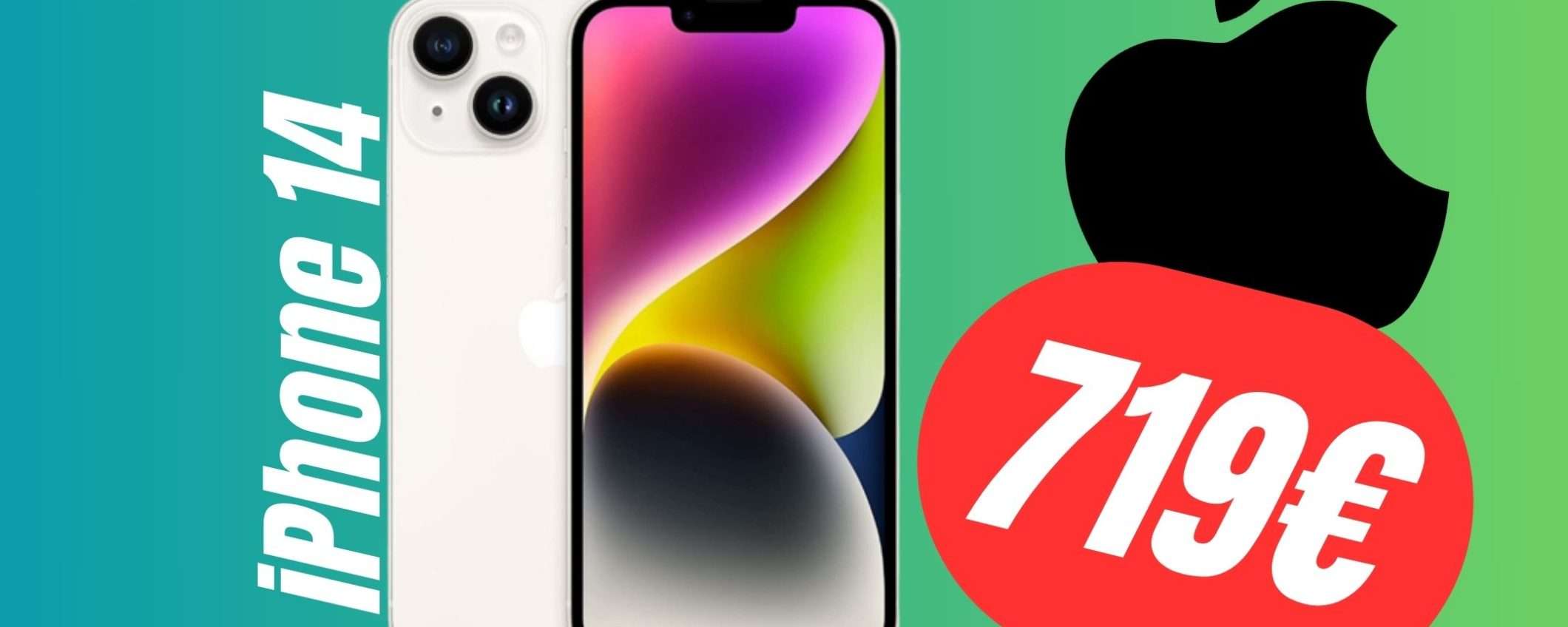 Apple iPhone 14: SCONTO PAZZESCO su eBay: solo 719€! Apple iPhone 14: SCONTO PAZZESCO su eBay: solo 719€!