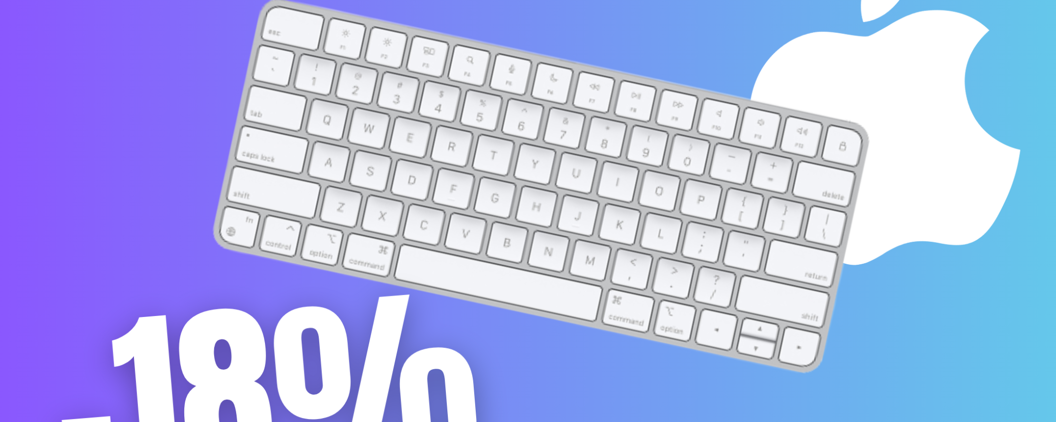 Apple Magic Keyboard è in sconto su Amazon: MINIMO STORICO Apple Magic Keyboard è in sconto su Amazon: MINIMO STORICO