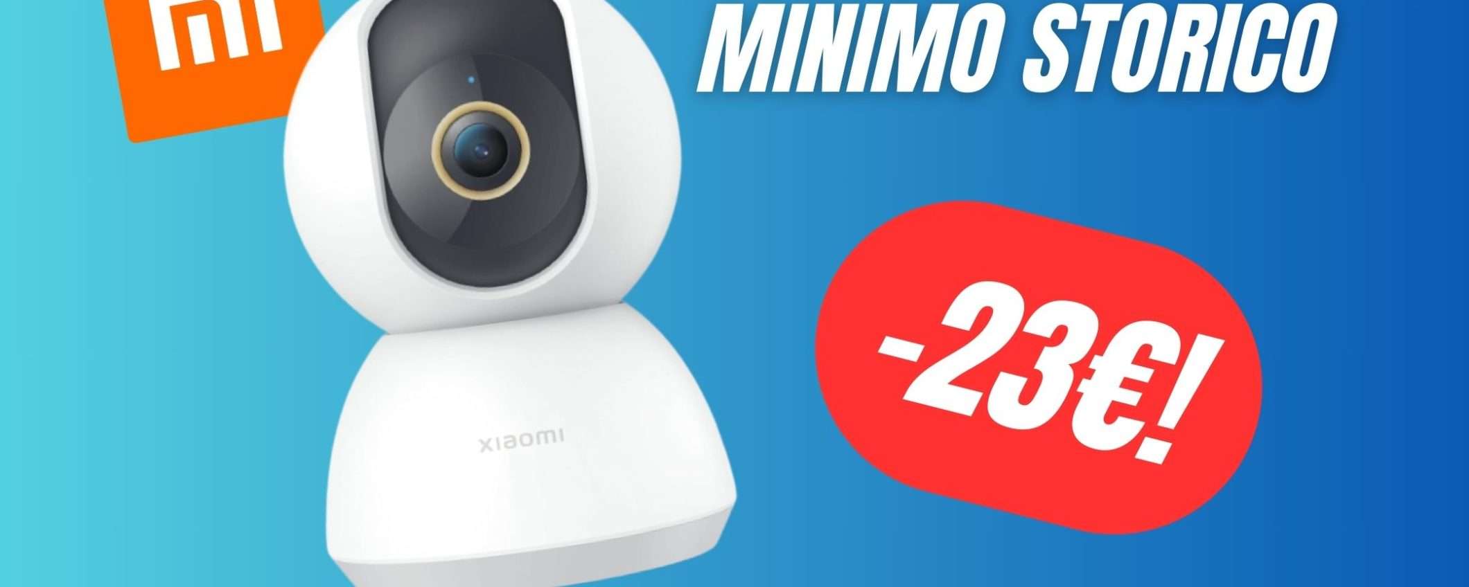 MINIMO STORICO per questa Videocamera di Sicurezza Xiaomi! (-23€) MINIMO STORICO per questa Videocamera di Sicurezza Xiaomi! (-23€)