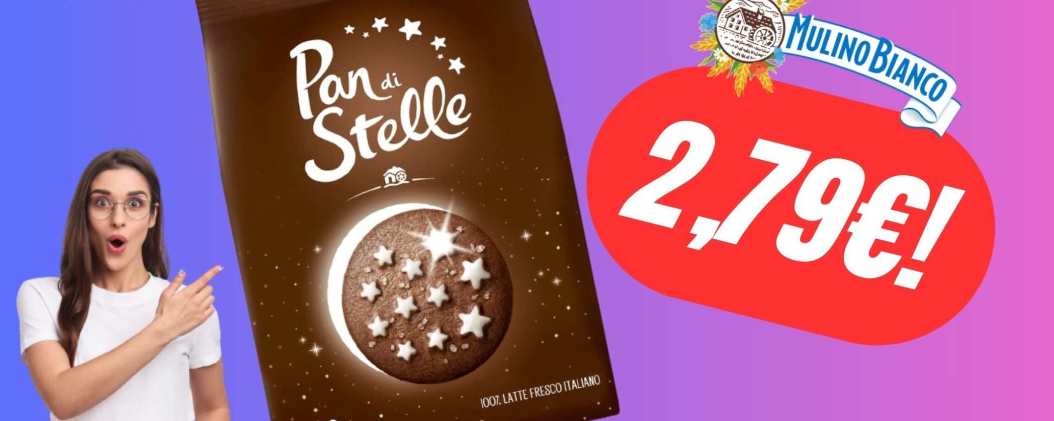 Colazione low-cost: Biscotti Pan Di Stelle da 700g a soli 2,79€! Colazione low-cost: Biscotti Pan Di Stelle da 700g a soli 2,79€!