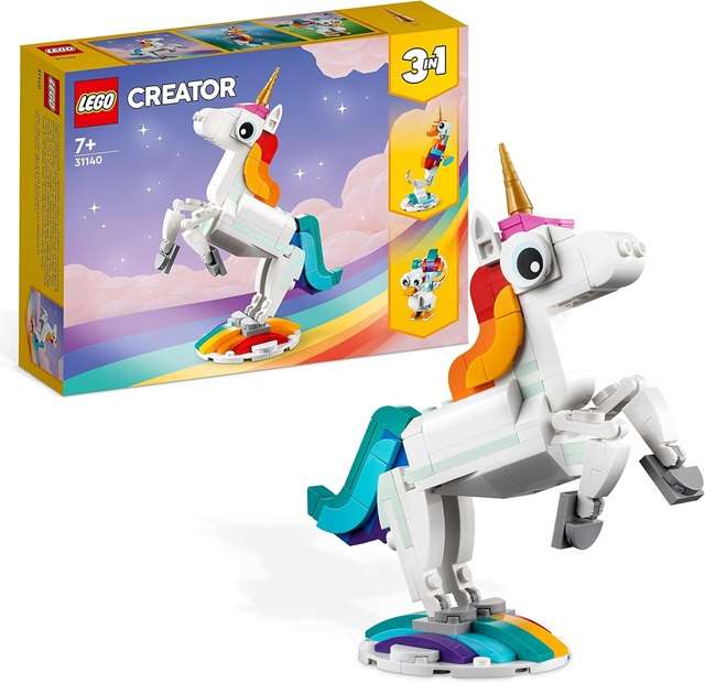 Set LEGO Creator Unicorno Magico con Arcobaleno