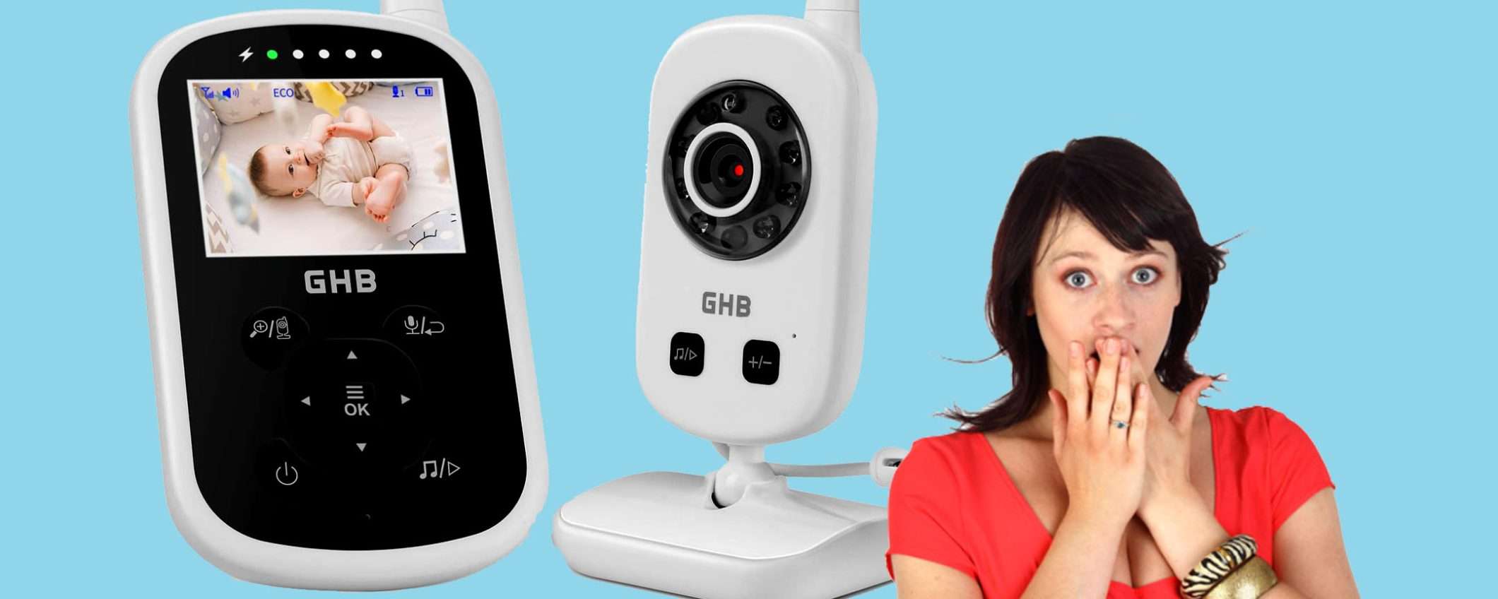 Baby monitor con monitoraggio della temperatura: doppio sconto TOP Baby monitor con monitoraggio della temperatura: doppio sconto TOP