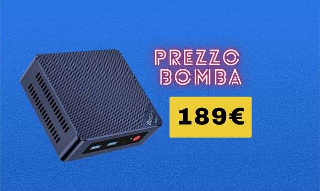 Mini PC in offerta a soli 189€: piccolo ma VELOCE e POTENTE Mini PC in offerta a soli 189€: piccolo ma VELOCE e POTENTE