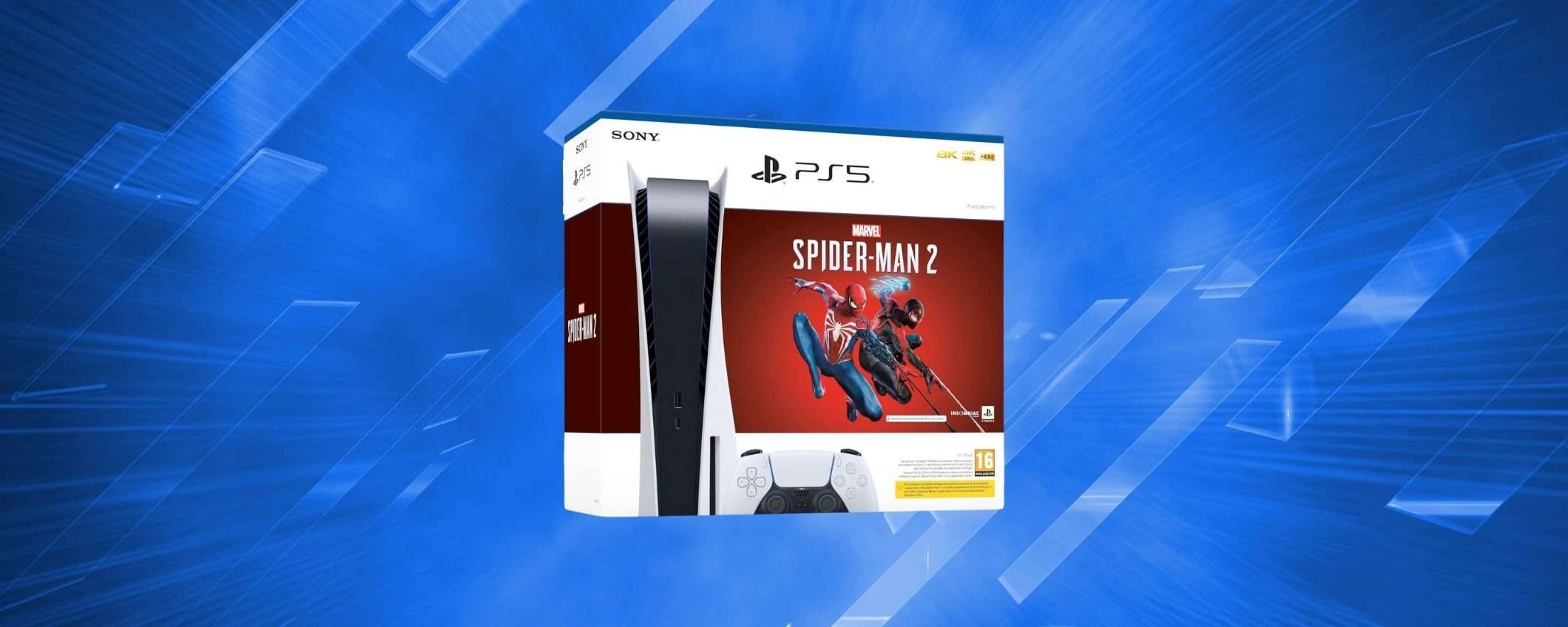 Il nuovo bundle PS5 con Spider-Man 2 è disponibile su Amazon Il nuovo bundle PS5 con Spider-Man 2 è disponibile su Amazon