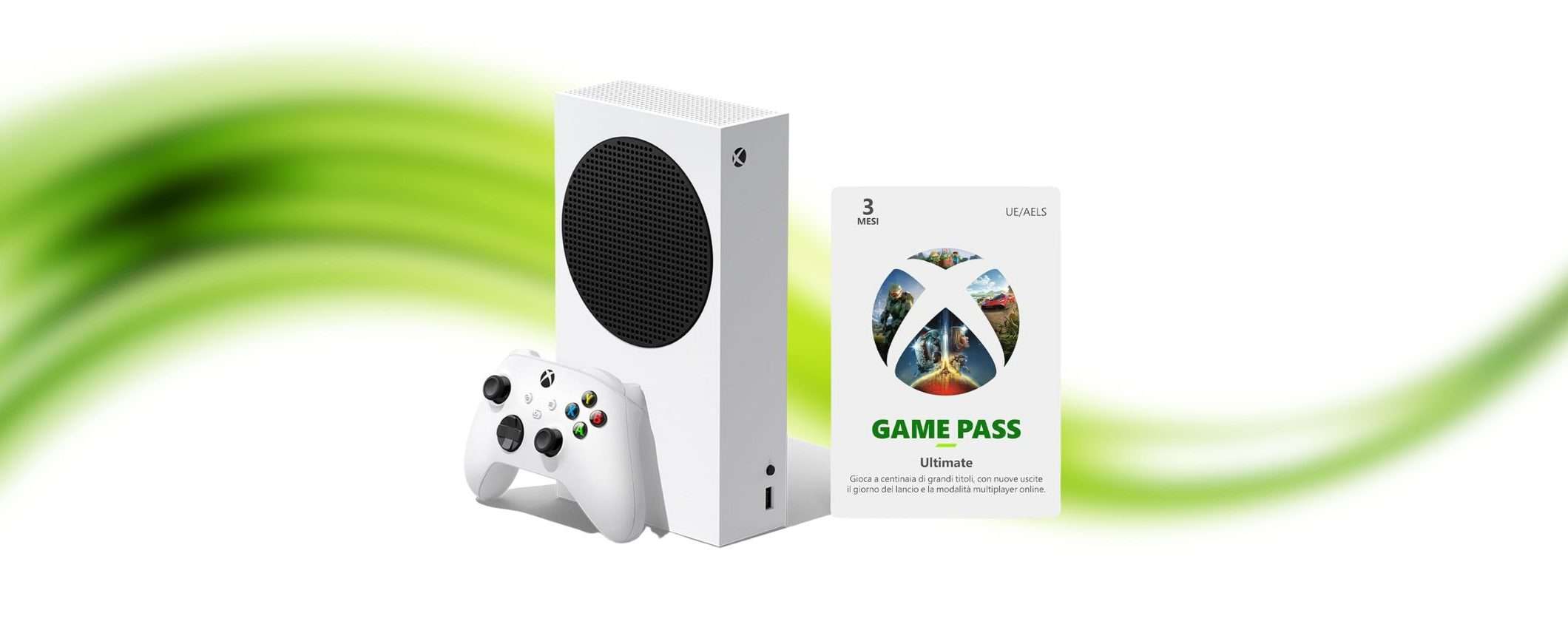 Xbox Series S con 3 mesi di Game Pass Ultimate: il nuovo bundle è su Amazon Xbox Series S con 3 mesi di Game Pass Ultimate: il nuovo bundle è su Amazon
