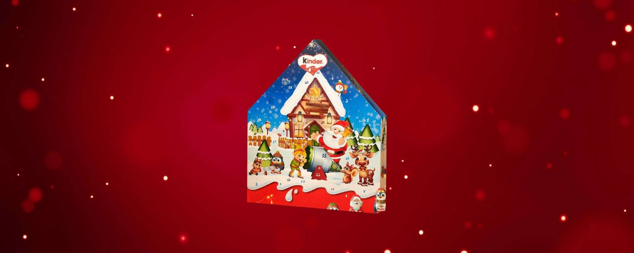 Calendario dell'avvento 2023 Kinder in SVENDITA su Amazon (-62%) Calendario dell'avvento 2023 Kinder in SVENDITA su Amazon (-62%)
