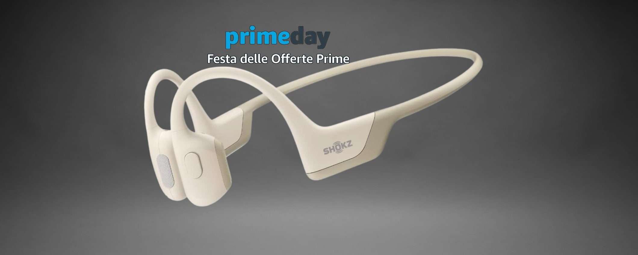 Cuffie a conduzione ossea al MINIMO STORICO grazie alle Offerte Prime (-30%) Cuffie a conduzione ossea al MINIMO STORICO grazie alle Offerte Prime (-30%)