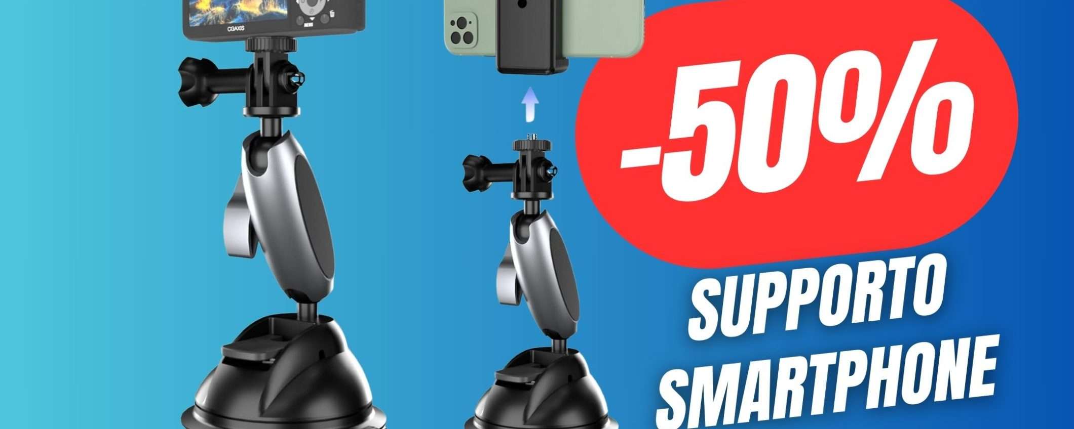 Questo Supporto per Smartphone crolla a METÀ PREZZO con il COUPON ESCLUSIVO Questo Supporto per Smartphone crolla a METÀ PREZZO con il COUPON ESCLUSIVO