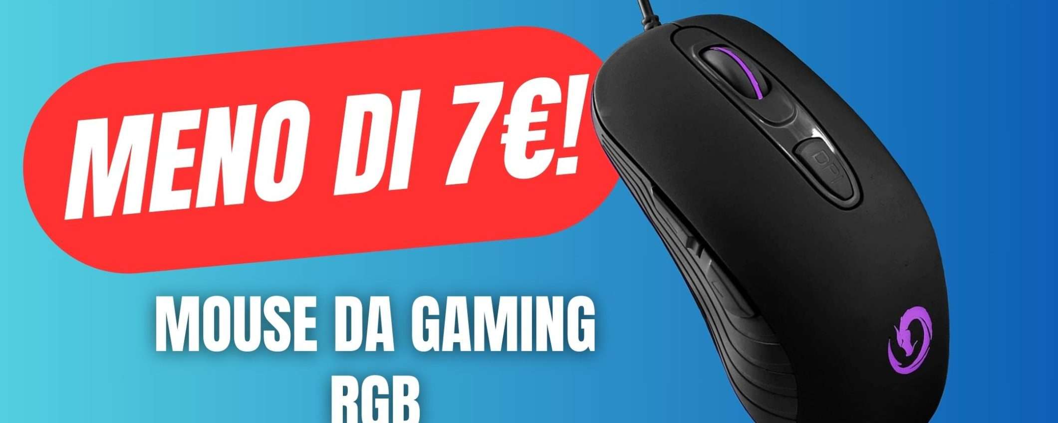 Mouse da Gaming a meno di 7€? Sì grazie al COUPON Amazon! Mouse da Gaming a meno di 7€? Sì grazie al COUPON Amazon!