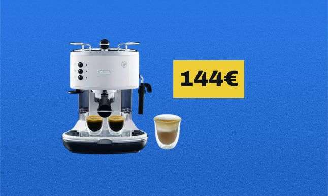 De'Longhi Icona in offerta a 144€: caffè e cappuccini come al bar comodamente a casa tua De'Longhi Icona in offerta a 144€: caffè e cappuccini come al bar comodamente a casa tua