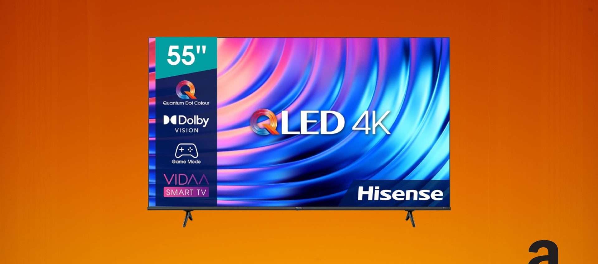 Hisense, sconto da favola sulla Smart TV 4K da 55 Hisense, sconto da favola sulla Smart TV 4K da 55