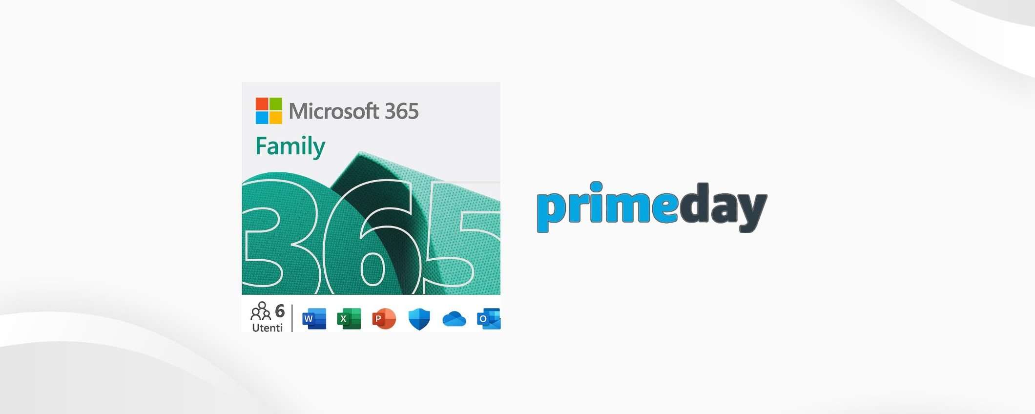Microsoft 365 Family in SUPER OFFERTA ESCLUSIVA PRIME (-37%) Microsoft 365 Family in SUPER OFFERTA ESCLUSIVA PRIME (-37%)