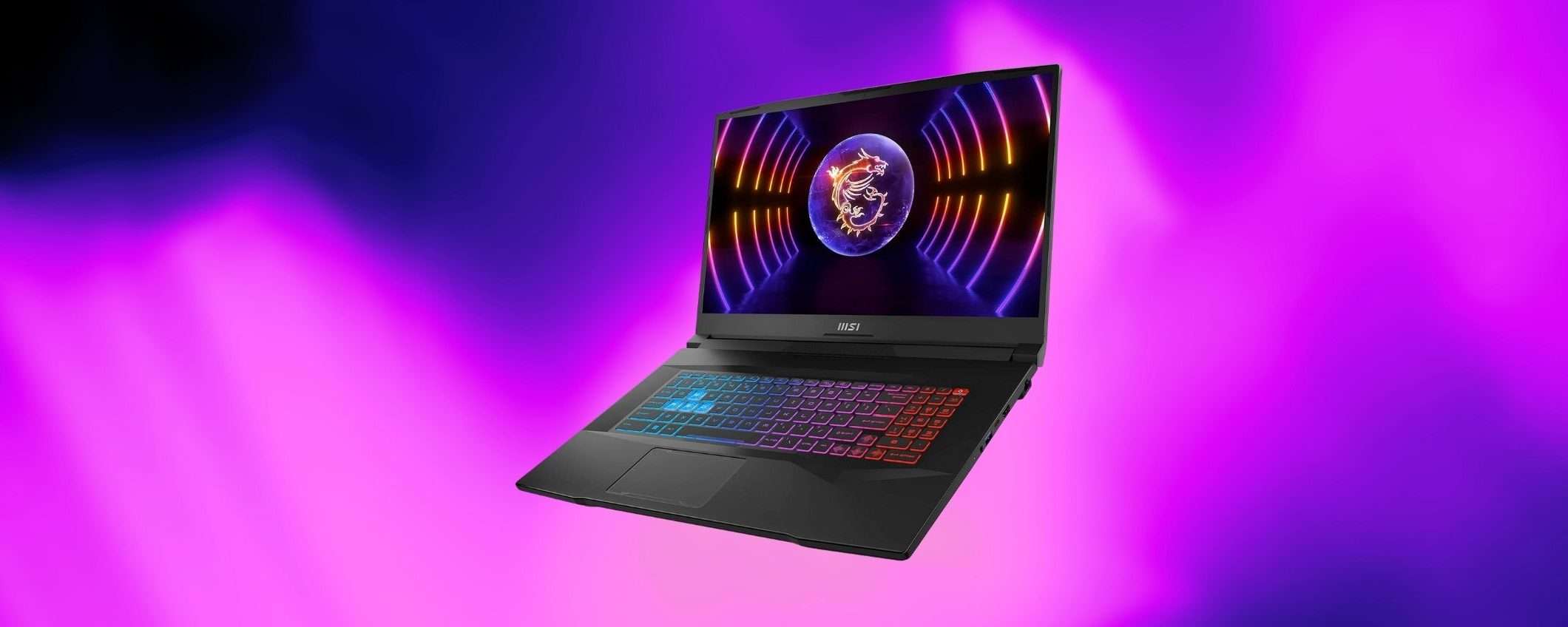 Notebook MSI da gaming con i7 e RTX 4060 in SUPER SCONTO su Amazon (-600€) Notebook MSI da gaming con i7 e RTX 4060 in SUPER SCONTO su Amazon (-600€)