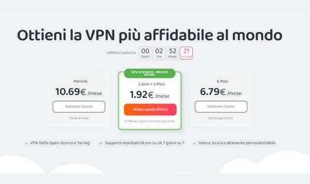 Offerta Private Internet Access