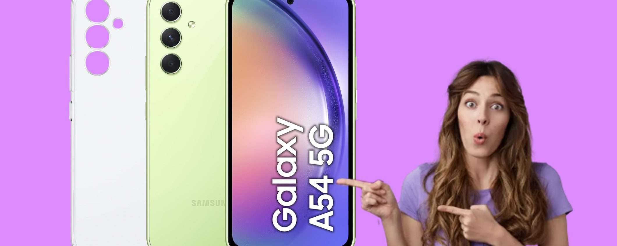 Samsung Galaxy A54 5G oggi in SUPER sconto: IMPERDIBILE Samsung Galaxy A54 5G oggi in SUPER sconto: IMPERDIBILE