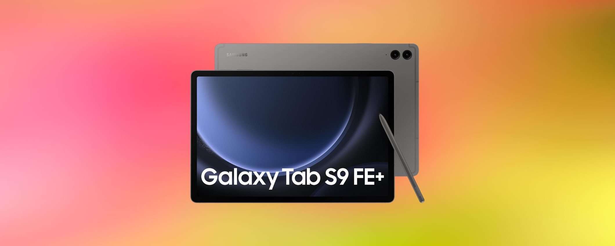 Samsung Galaxy Tab S9 FE con S Pen in offertissima su Amazon: tuo a meno di 450€ Samsung Galaxy Tab S9 FE con S Pen in offertissima su Amazon: tuo a meno di 450€