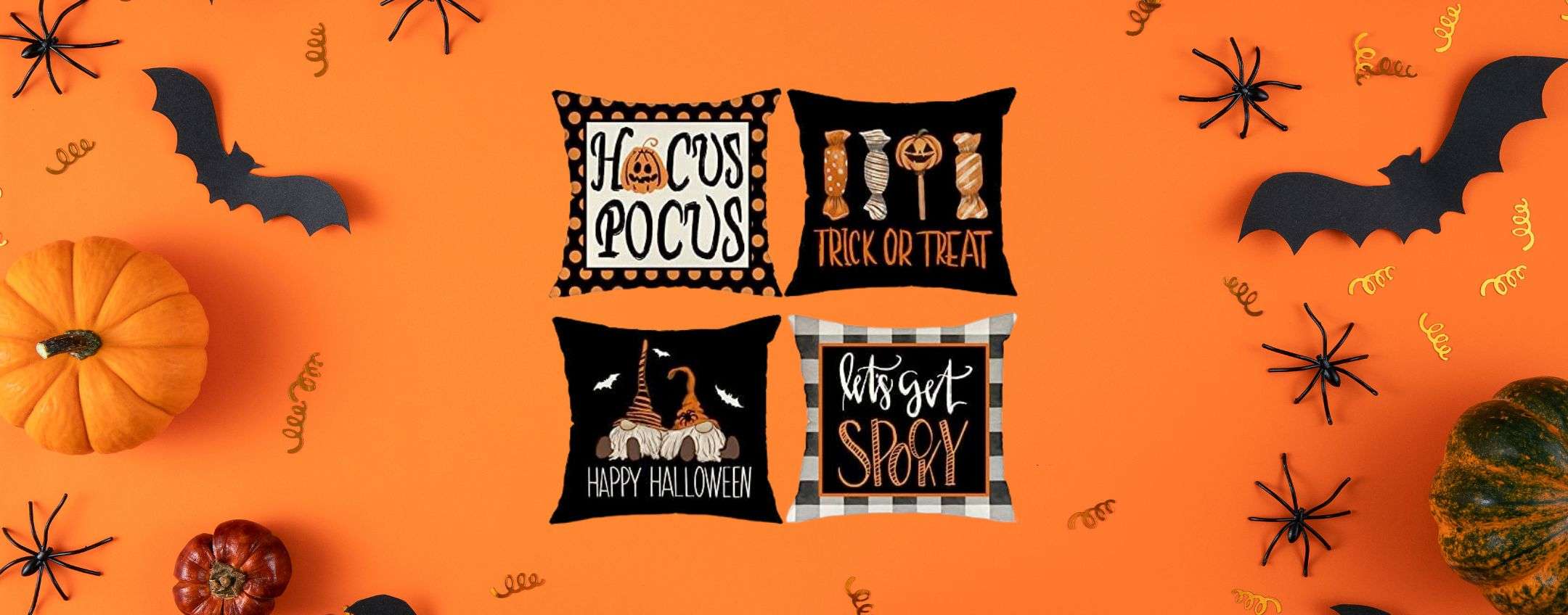 DFXSZ Federe Per Cuscini Halloween 45x45 Cm | Set Di 2 - Fantasmi Rosa In Morbida Pelliccia Sintetica - 3