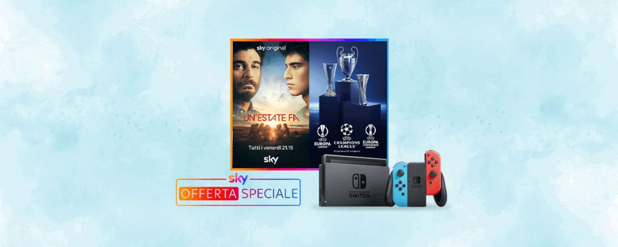 Sky TV e Sky Sport ti regalano una Nintendo Switch: SOLO PER OGGI Sky TV e Sky Sport ti regalano una Nintendo Switch: SOLO PER OGGI