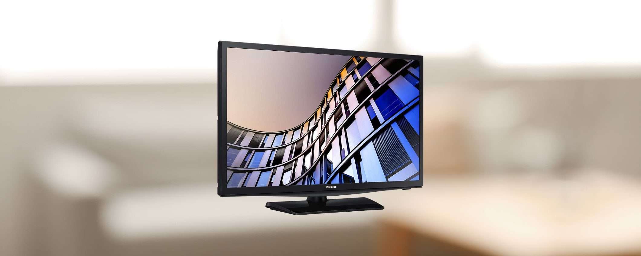 Smart TV Samsung per cucina o camera da letto: l'OCCASIONE AMAZON (-23%) Smart TV Samsung per cucina o camera da letto: l'OCCASIONE AMAZON (-23%)
