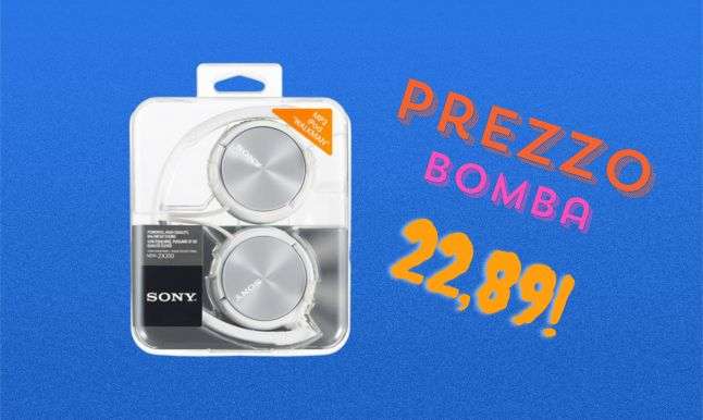 Cuffie Sony con cavo in offertissima a soli 22,89€: comode e audio cristallino Cuffie Sony con cavo in offertissima a soli 22,89€: comode e audio cristallino