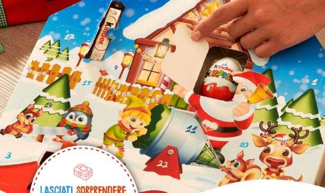 Sorprese calendario avvento Kinder
