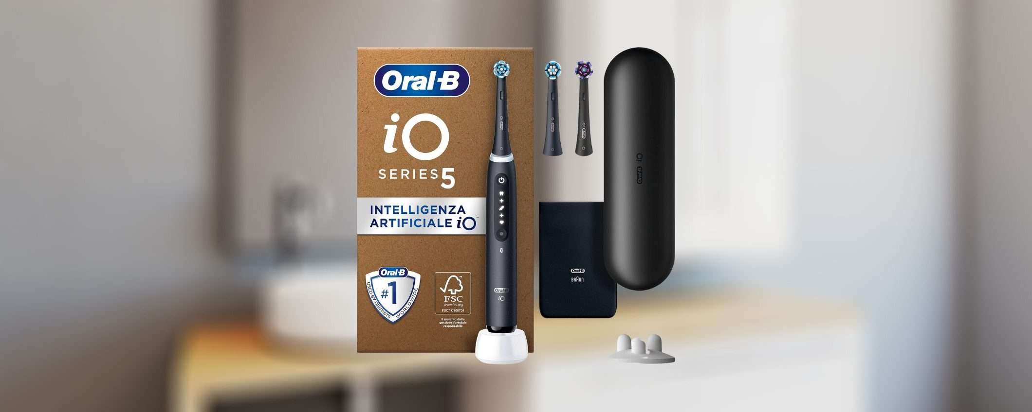 Spazzolino elettrico Oral-B con IA in MEGA SCONTO su Amazon (-58%) Spazzolino elettrico Oral-B con IA in MEGA SCONTO su Amazon (-58%)