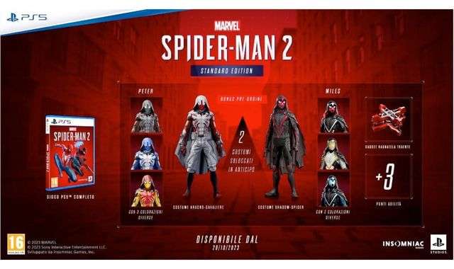 Spider-Man 2 bonus preordine